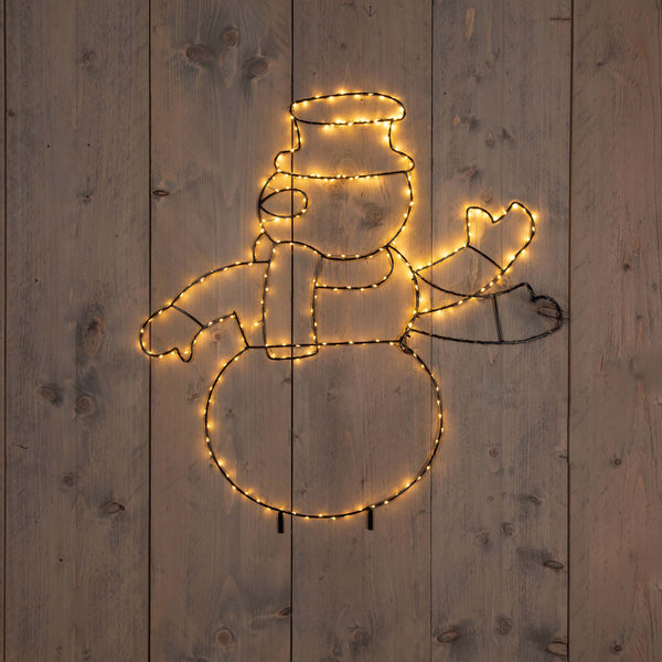 Sapin de Noël illuminé d'extérieur classique chaud grand (Nouveau)