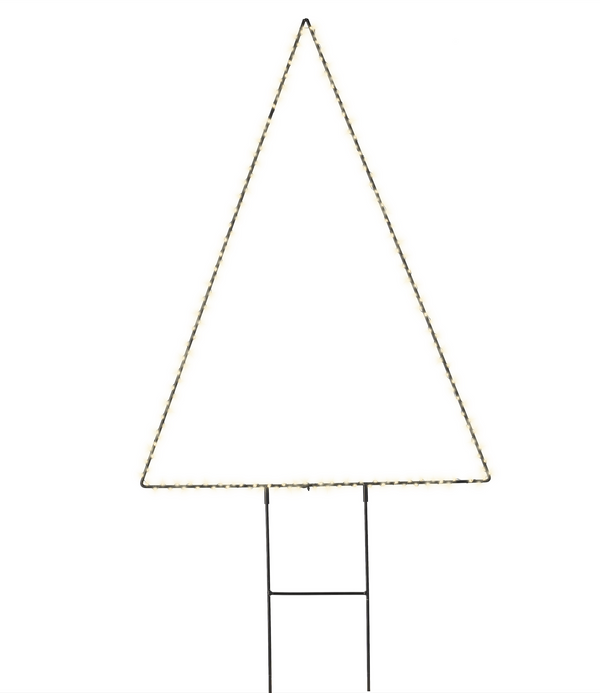 Sapin de Noël illuminé d'extérieur classique chaud grand (Nouveau)