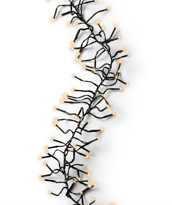 Grappe lumineuse de Noël blanc chaud / classique chaud 13,5 mètres (Neuf)
