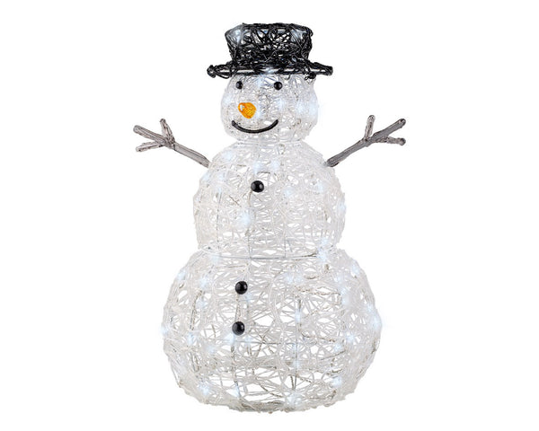 Petit bonhomme de neige illuminé extérieur (Nouveau)