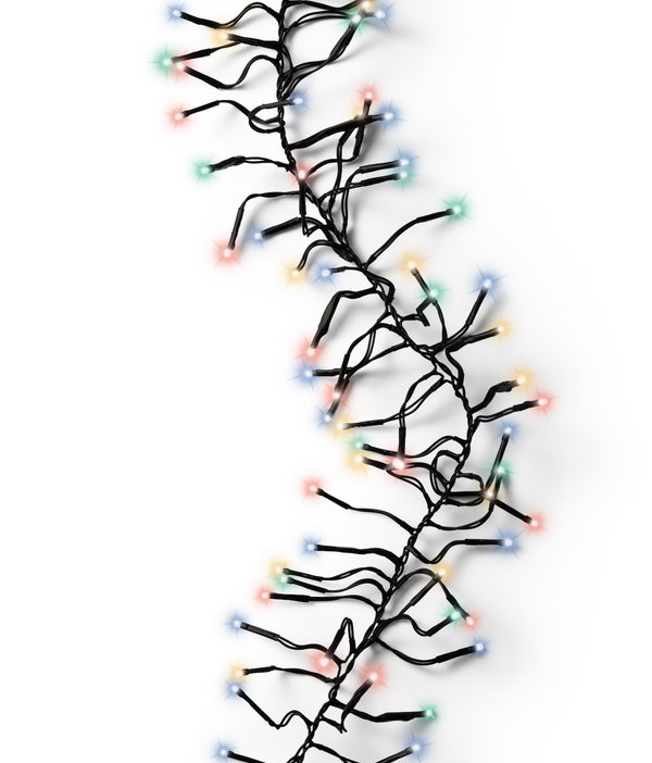 Cluster lumineux de Noël multicolore 19,0 mètres (Neuf)