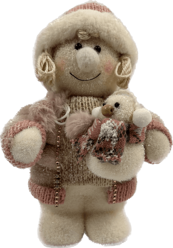 Kerstdecoratie De Smedt Decoratieve knuffel poppetje