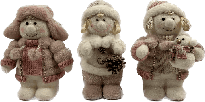 Kerstdecoratie De Smedt Decoratieve knuffel poppetje