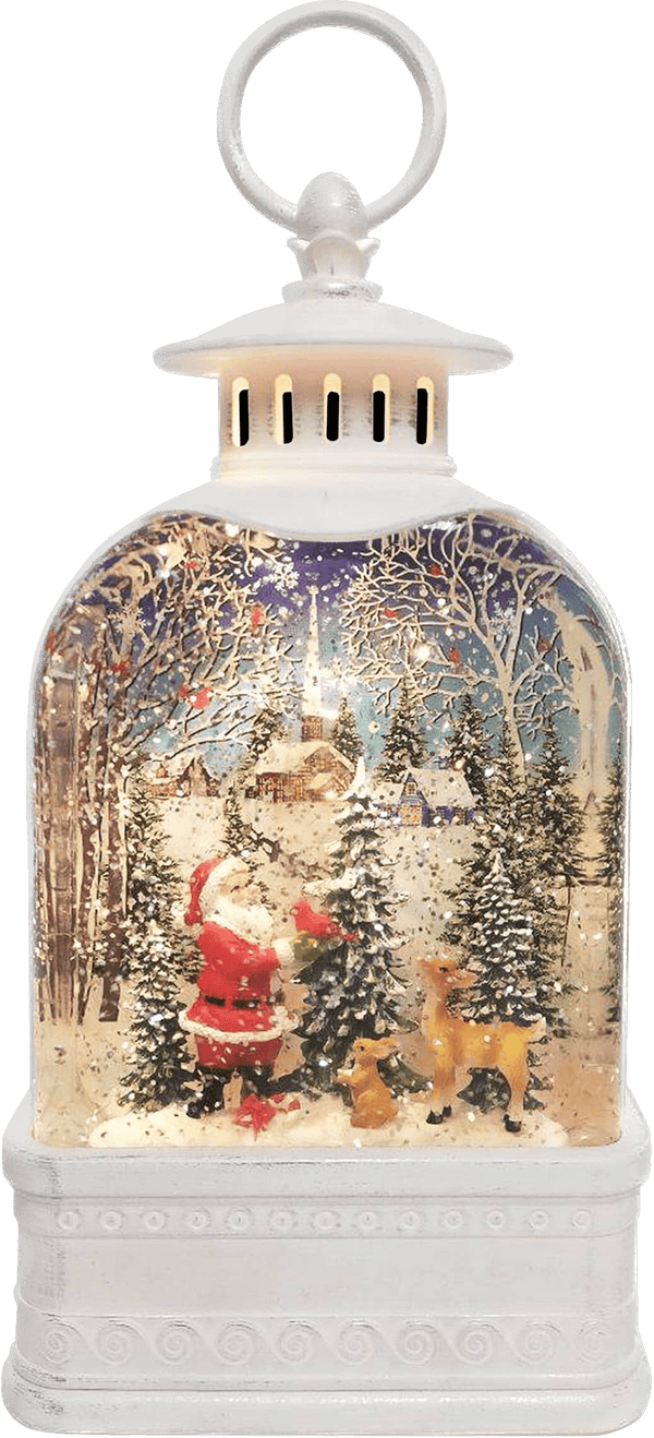 Kerstdecoratie De Smedt Kerstman met Water Sneeuwvulling