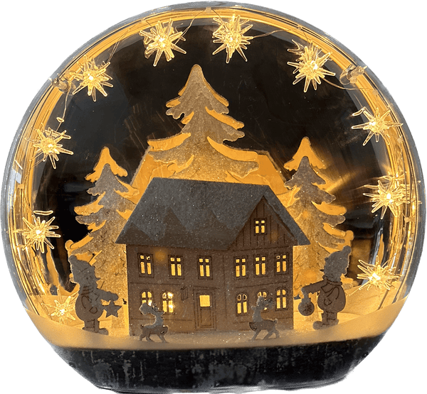 Set van 2 opbergdozen (H21,5 cm) Gingerbread huis Bruin Set van 2 opbergdozen (H21,5 cm) Gingerbread huis Bruin