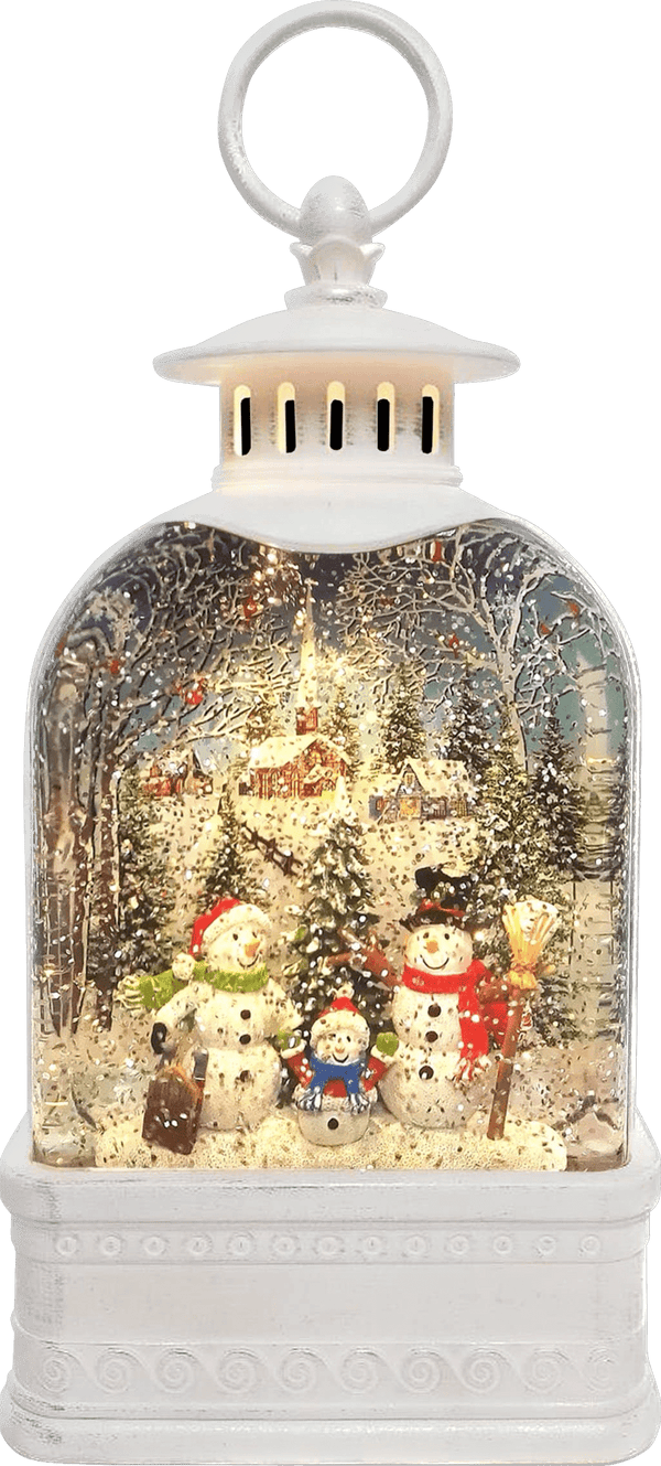 Kerstdecoratie De Smedt Sneeuwman met Water Sneeuwvulling