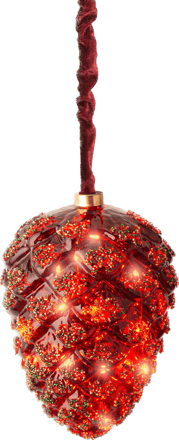 Kerstdecoratie De Smedt Verlichte Dennenappel (Nieuw)