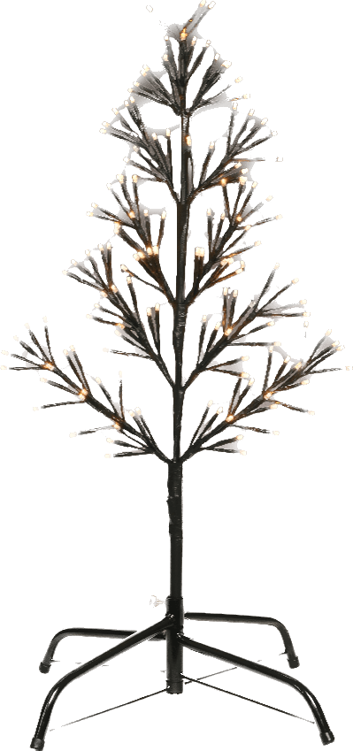 Kerstdecoratie De Smedt Verlichte metalen kerstboom